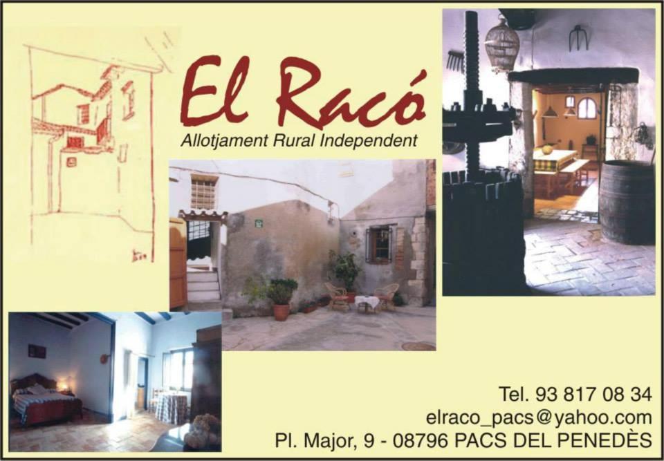 Апартаменты Rcp El Raco Pacs del Penedes Экстерьер фото